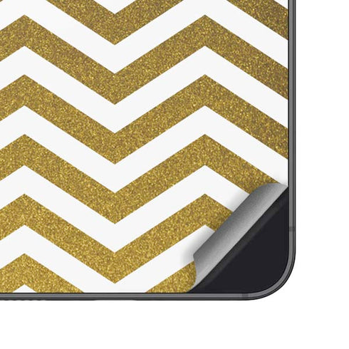 Gold Chevron Galaxy S25 Skin