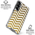 Gold Chevron Galaxy S26 Plus Clear Case
