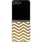 Gold Chevron Galaxy Z Flip6 Skin