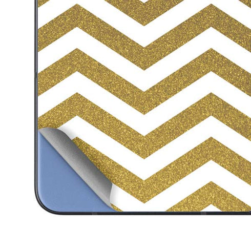 Gold Chevron Galaxy Z Fold5 5G Skin