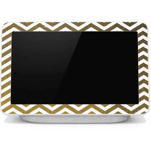 Gold Chevron Google Home Hub Skin