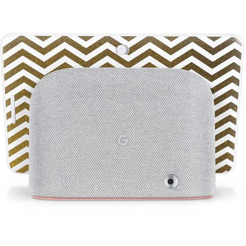 Gold Chevron Google Home Hub Skin