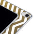 Gold Chevron iPad 11th Gen (2025) Clear Case