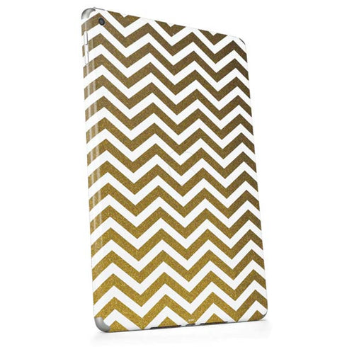 Gold Chevron Apple iPad Skin