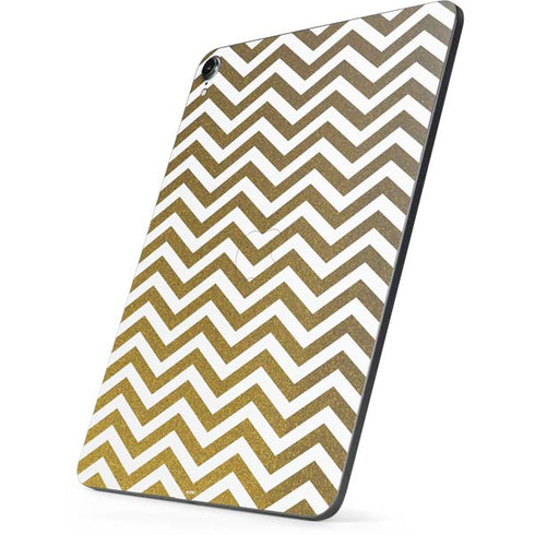 Gold Chevron Apple iPad Pro Skin