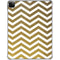 Gold Chevron iPad Pro 11in (2024) Clear Case