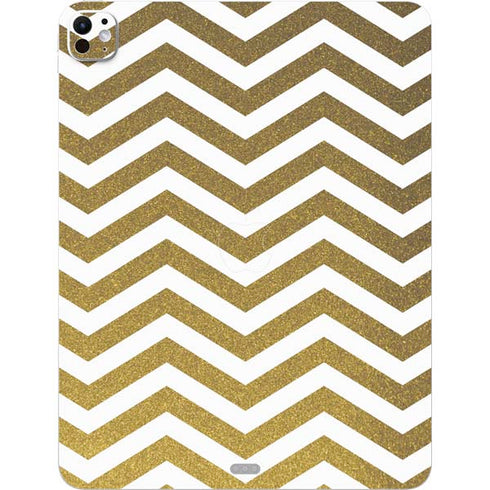 Gold Chevron iPad Pro 13in M4 (2024) Skin