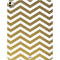 Gold Chevron iPad Pro 13in M4 (2024) Skin