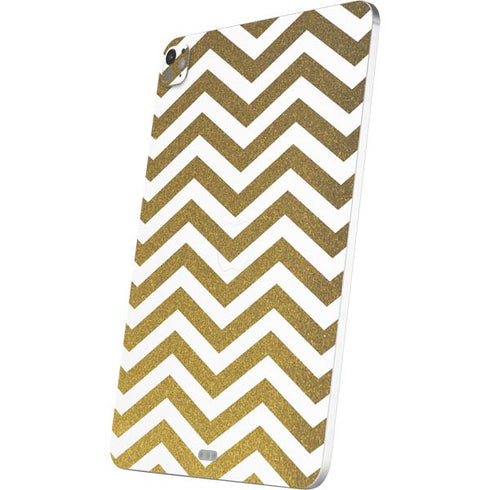 Gold Chevron iPad Pro 13in M4 (2024) Skin