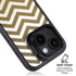 Gold Chevron iPhone 15 Kickstand Case