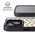 Gold Chevron iPhone 15 Plus Kickstand Case