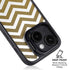 Gold Chevron iPhone 15 Plus Kickstand Case