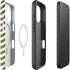 Gold Chevron iPhone 16 Magsafe Impact Case