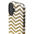 Gold Chevron iPhone 16 Plus Impact Case