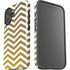 Gold Chevron iPhone 16 Plus Impact Case