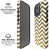 Gold Chevron iPhone 16 Pro Max Magsafe Impact Case