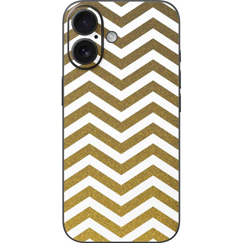 Gold Chevron iPhone 16 Skin