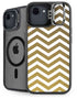 Gold Chevron iPhone 16e Kickstand Case
