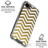 Gold Chevron iPhone 16e Clear Case