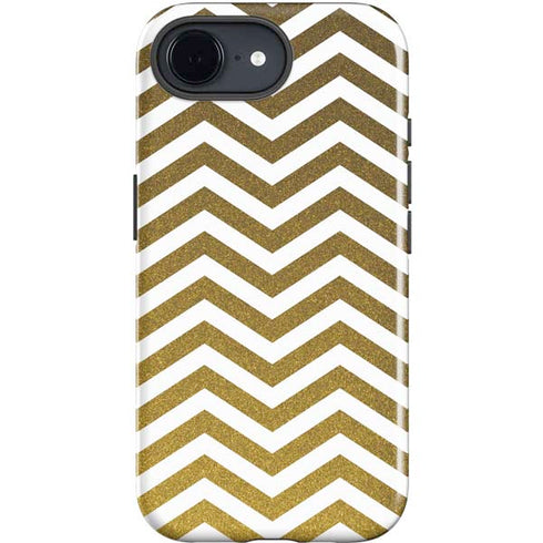 Gold Chevron iPhone 16e Impact Case