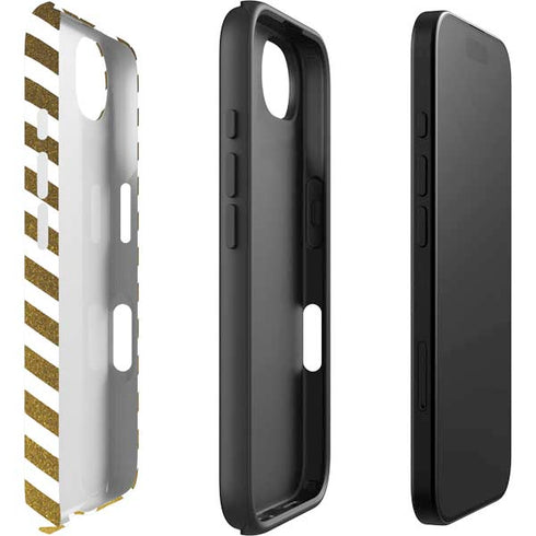 Gold Chevron iPhone 16e Impact Case