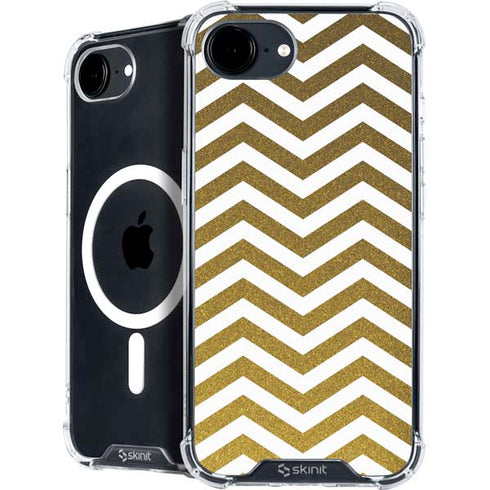 Gold Chevron iPhone 16e MagSafe Case