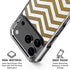 Gold Chevron iPhone 18 Pro Clear Case