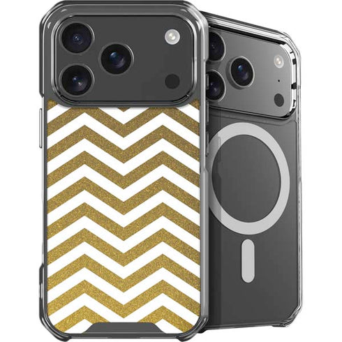 Gold Chevron iPhone 18 Pro MagSafe Case