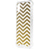 Gold Chevron iPhone XS Clear Case