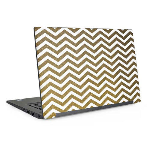 Gold Chevron Dell Latitude Skin