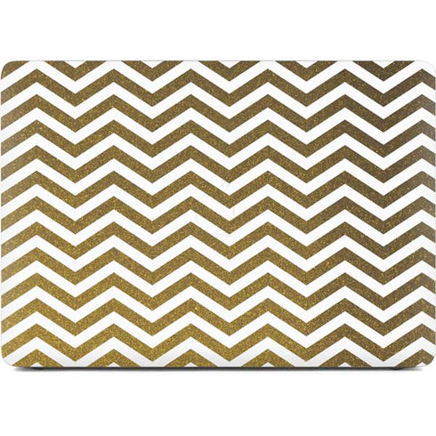 Gold Chevron Apple MacBook Air Skin