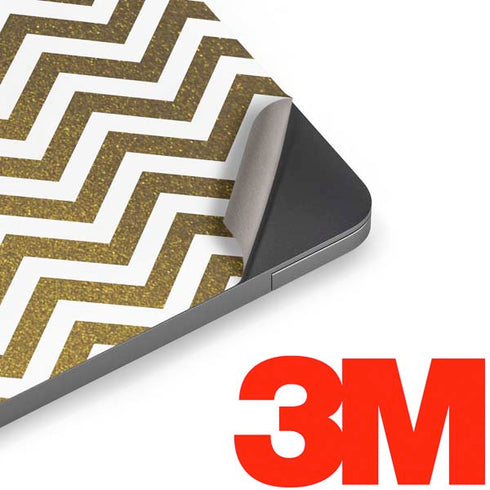 Gold Chevron Apple MacBook Air Skin