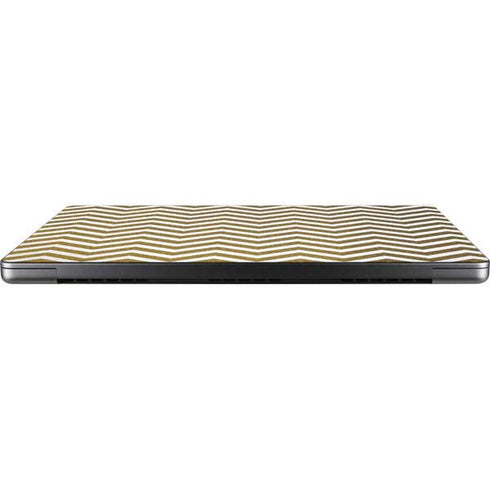 Gold Chevron Apple MacBook Pro 14-inch Skin