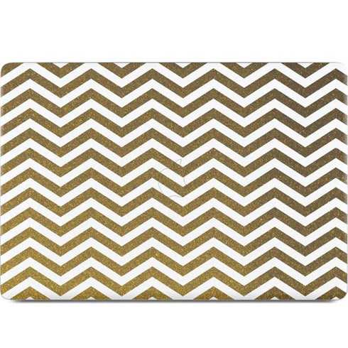 Gold Chevron MacBook Skins