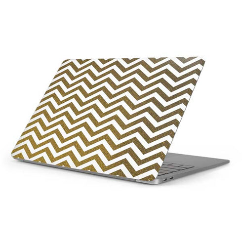 Gold Chevron Apple MacBook Pro 16-inch Skin