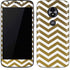 Gold Chevron Moto E5 Play Skin