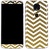 Gold Chevron Moto E5 Plus Skin