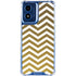 Gold Chevron Moto G 5G (2024) Clear Case