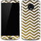 Gold Chevron Moto G6 Skin