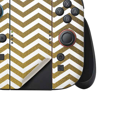 Gold Chevron Nintendo Switch 2 (2025) Joy-Con Controller Skin