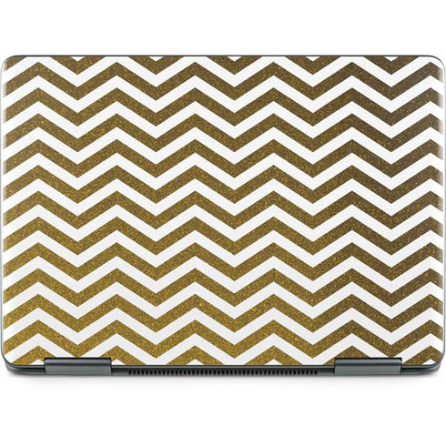 Gold Chevron Notebook 9 Pro 13in (2017) Skin