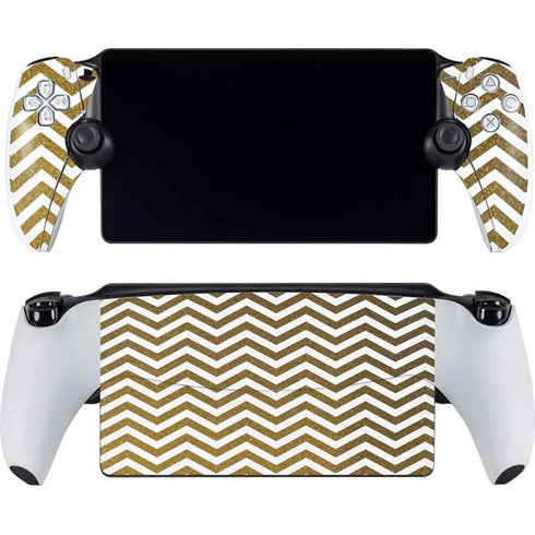 Gold Chevron PlayStation Portal Remote Player Skin