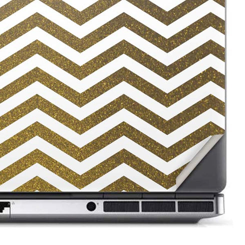 Gold Chevron Dell Precision Skin