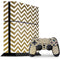 Gold Chevron PS4 Console and Controller Bundle Skin
