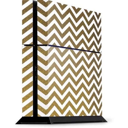 Gold Chevron PlayStation PS4 Skins