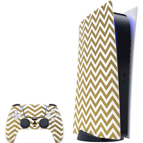 Gold Chevron PlayStation PS5 Skins