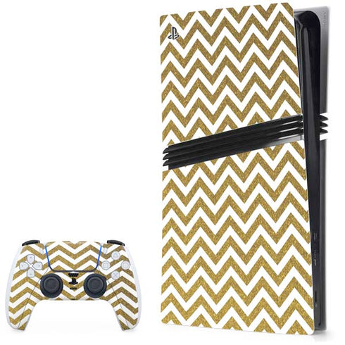 Gold Chevron PlayStation PS5 Skins