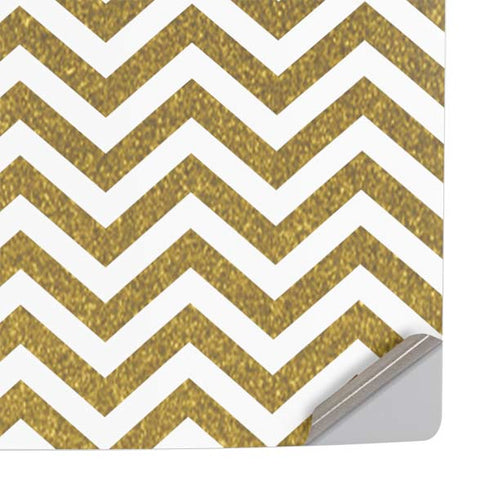 Gold Chevron PS5 Pro Console Skin
