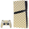 Gold Chevron PS5 Pro Disk Bundle Skin