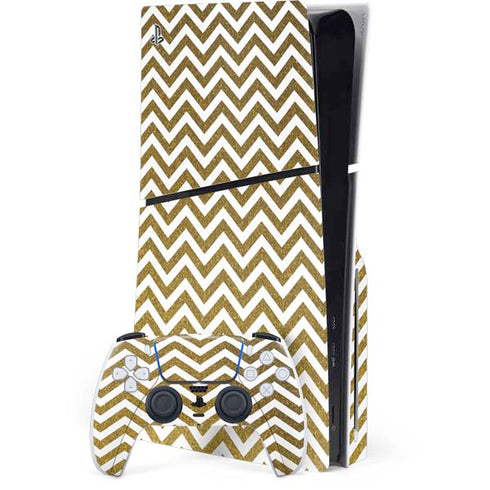 Gold Chevron PlayStation PS5 Skins